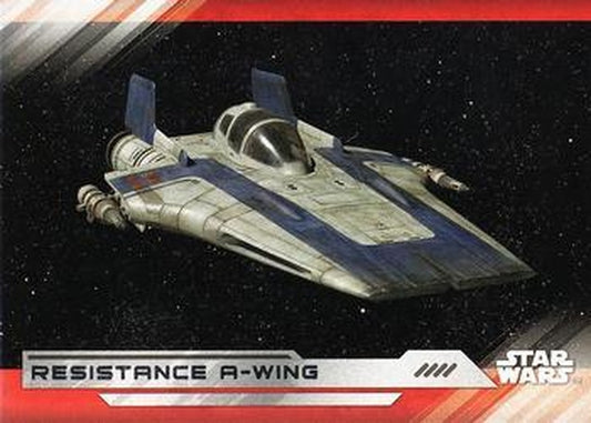 #68 Resistance A-Wing - 2017 Topps Star Wars The Last Jedi