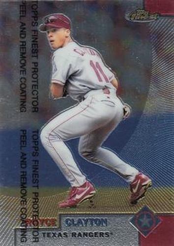 #68 Royce Clayton - Texas Rangers - 1999 Finest Baseball