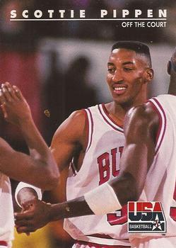 #68 Scottie Pippen - USA - 1992 SkyBox USA Basketball