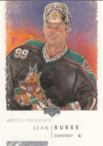#68 Sean Burke - Phoenix Coyotes - 2002-03 UD Artistic Impressions Hockey