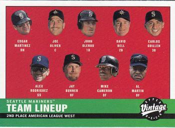 #68 Seattle Mariners - Seattle Mariners - 2001 Upper Deck Vintage Baseball