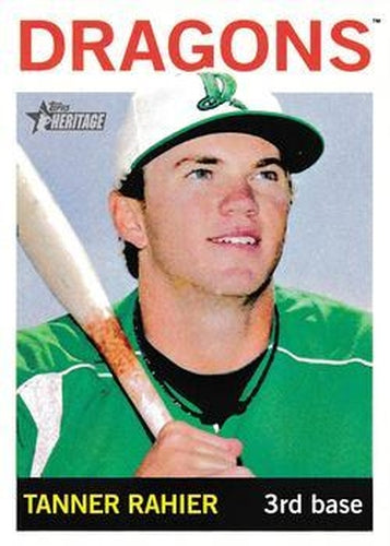 #68 Tanner Rahier - Dayton Dragons - 2013 Topps Heritage Minor League Baseball