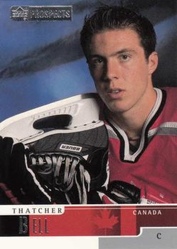 #68 Thatcher Bell - Canada - 1999-00 Upper Deck Prospects Hockey
