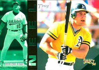 #68 Troy Neel - Oakland Athletics - 1994 Select Baseball