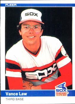 #68 Vance Law - Chicago White Sox - 1984 Fleer Baseball