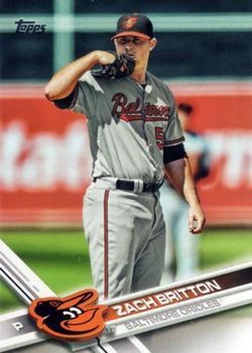 #68 Zach Britton - Baltimore Orioles - 2017 Topps Baseball