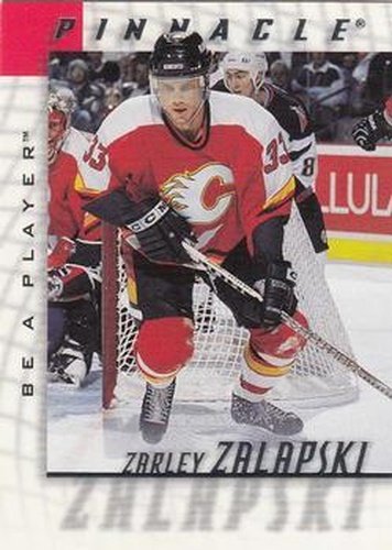 #68 Zarley Zalapski - Calgary Flames - 1997-98 Pinnacle Be a Player Hockey