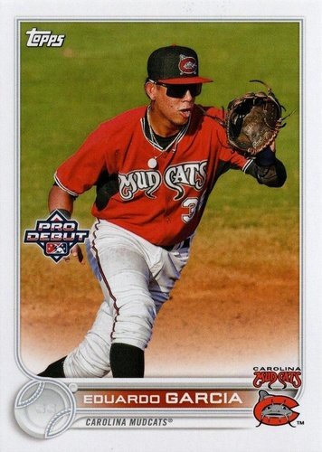 #PD-68 Eduardo Garcia - Carolina Mudcats - 2022 Topps Pro Debut Baseball