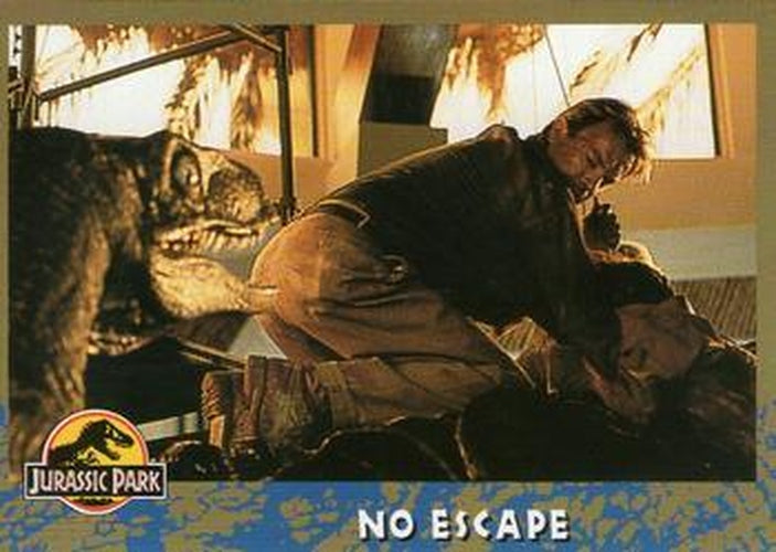 #68 No Escape - 1993 Topps Jurassic Park