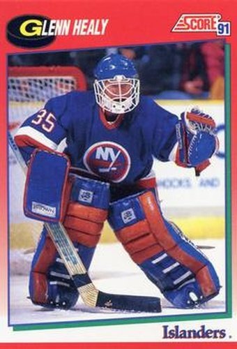 #68 Glenn Healy - New York Islanders - 1991-92 Score Canadian Hockey