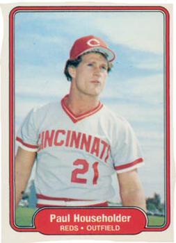 #68 Paul Householder - Cincinnati Reds - 1982 Fleer Baseball