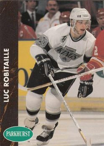 #68 Luc Robitaille - Los Angeles Kings - 1991-92 Parkhurst Hockey