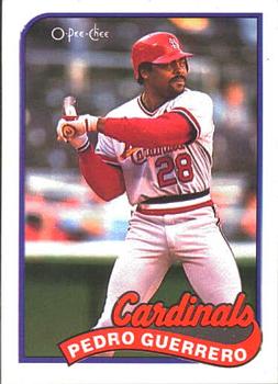 #68 Pedro Guerrero - St. Louis Cardinals - 1989 O-Pee-Chee Baseball