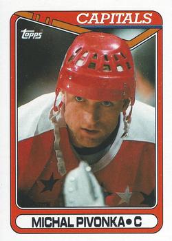 #68 Michal Pivonka - Washington Capitals - 1990-91 Topps Hockey