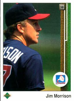 #568 Jim Morrison - Atlanta Braves - 1989 Upper Deck Baseball