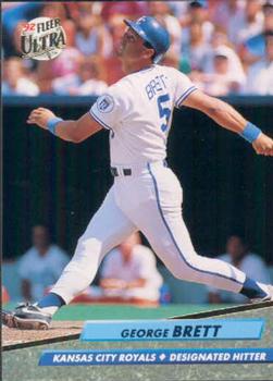 #68 George Brett - Kansas City Royals - 1992 Ultra Baseball