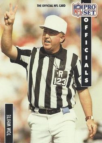 #368 Tom White - - 1991 Pro Set Football