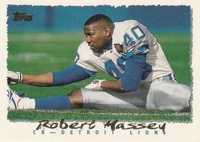 #68 Robert Massey - Detroit Lions - 1995 Topps Football