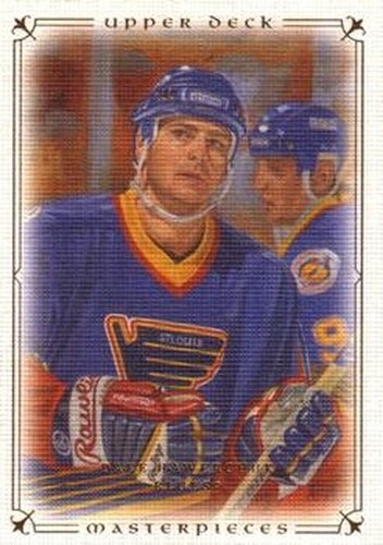 #68 Dale Hawerchuk - St. Louis Blues - 2008-09 Upper Deck Masterpieces Hockey