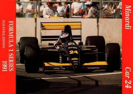#68 Gianni Morbidelli - Minardi - 1991 Carms Formula 1 Racing