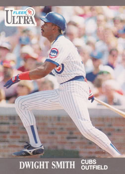 #68 Dwight Smith - Chicago Cubs - 1991 Ultra Baseball