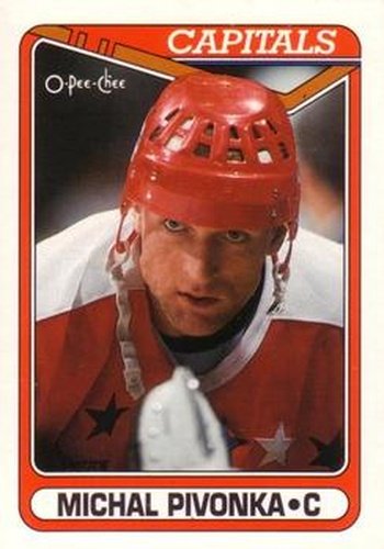 #68 Michal Pivonka - Washington Capitals - 1990-91 O-Pee-Chee Hockey