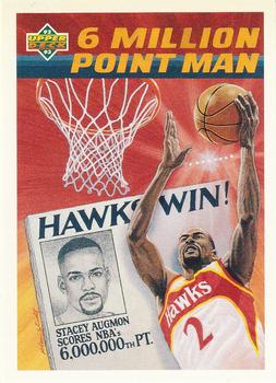 #68 Stacey Augmon - Atlanta Hawks - 1992-93 Upper Deck Basketball