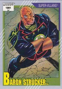 #69 Baron Strucker - 1991 Impel Marvel Universe Series II