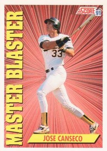 #690 Jose Canseco - Oakland Athletics - 1991 Score Baseball