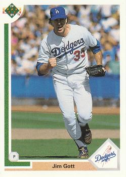 #690 Jim Gott - Los Angeles Dodgers - 1991 Upper Deck Baseball
