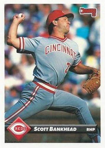 #690 Scott Bankhead - Cincinnati Reds - 1993 Donruss Baseball