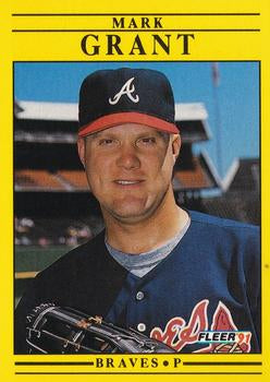 #690 Mark Grant - Atlanta Braves - 1991 Fleer Baseball