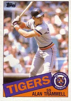 #690 Alan Trammell - Detroit Tigers - 1985 Topps Baseball