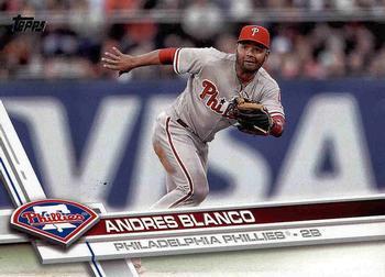 #690 Andres Blanco - Philadelphia Phillies - 2017 Topps Baseball