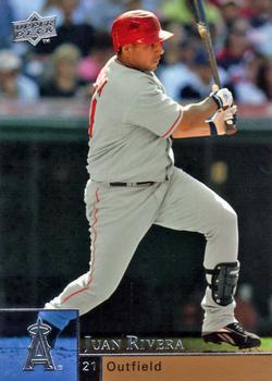 #690 Juan Rivera - Los Angeles Angels - 2009 Upper Deck Baseball