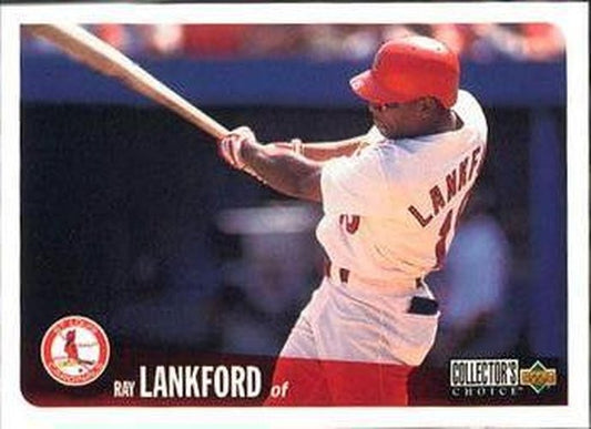 #690 Ray Lankford - St. Louis Cardinals - 1996 Collector's Choice Baseball