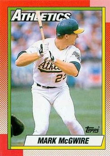 #690 Mark McGwire - Oakland Athletics - 1990 Topps Baseball