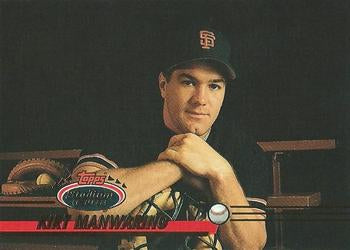 #690 Kirt Manwaring - San Francisco Giants - 1993 Stadium Club Baseball