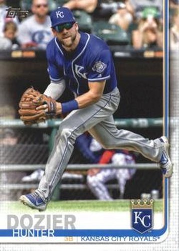 #690a Hunter Dozier - Kansas City Royals - 2019 Topps Baseball