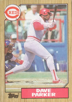 #691 Dave Parker - Cincinnati Reds - 1987 Topps Baseball