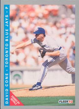 #691 David Cone - Kansas City Royals - 1993 Fleer Baseball