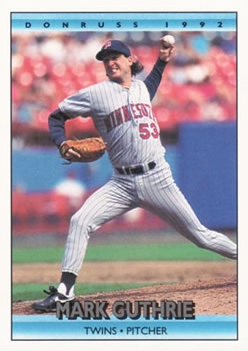 #691 Mark Guthrie - Minnesota Twins - 1992 Donruss Baseball