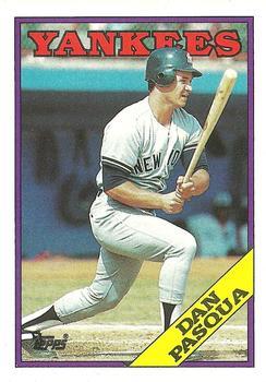 #691 Dan Pasqua - New York Yankees - 1988 Topps Baseball