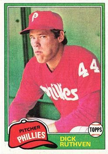 #691 Dick Ruthven - Philadelphia Phillies - 1981 Topps Baseball