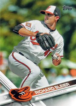 #691 Richard Bleier - Baltimore Orioles - 2017 Topps Baseball