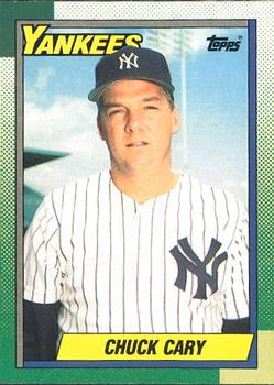 #691 Chuck Cary - New York Yankees - 1990 O-Pee-Chee Baseball