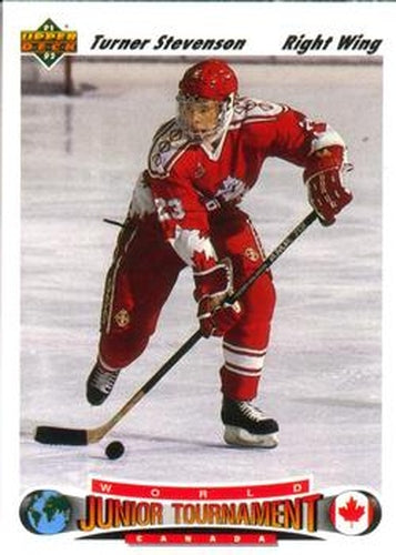 #691 Turner Stevenson - Canada - 1991-92 Upper Deck Hockey