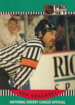 #691 Don Koharski - 1990-91 Pro Set Hockey