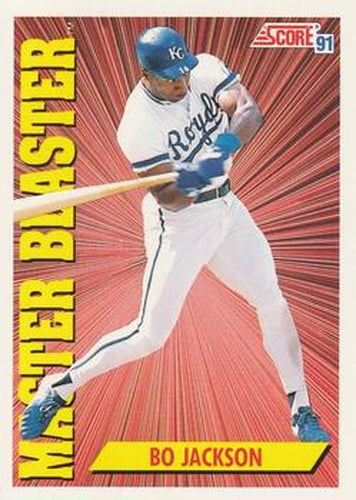 #692 Bo Jackson - Kansas City Royals - 1991 Score Baseball