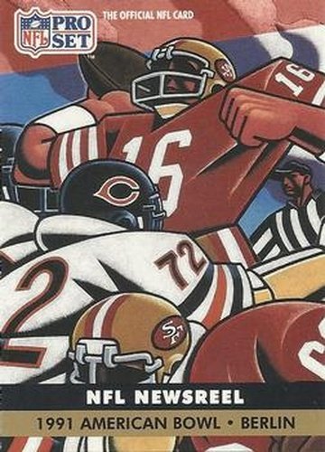 #692 Joe Montana / William Perry - San Francisco 49ers / Chicago Bears - 1991 Pro Set Football